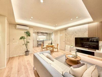 【居間・リビング】 | 勝どきザ・タワー | 居間です