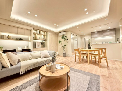 【居間・リビング】 | 勝どきザ・タワー | ゆったり過ごせるリビングです