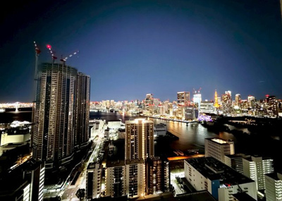 【展望】 | 勝どきザ・タワー | 物件からの夜景です
