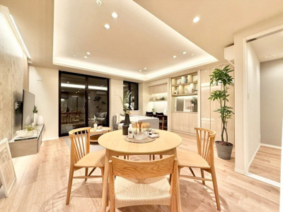 【居間・リビング】 | 勝どきザ・タワー | こちらのリビングで趣味の時間をお楽しみください