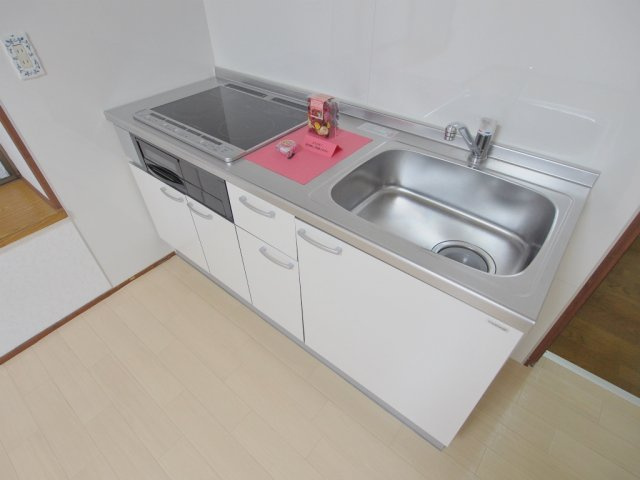 北川貸家のキッチン