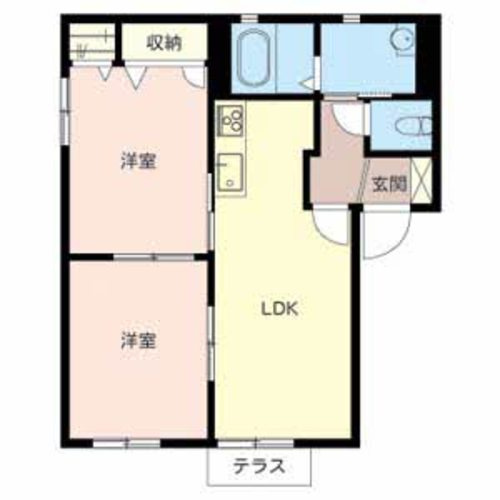 シャーメゾン桜の間取り