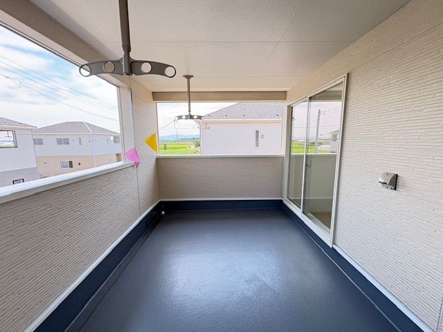 上里町勅使河原第17（全7棟)6号棟のバルコニー