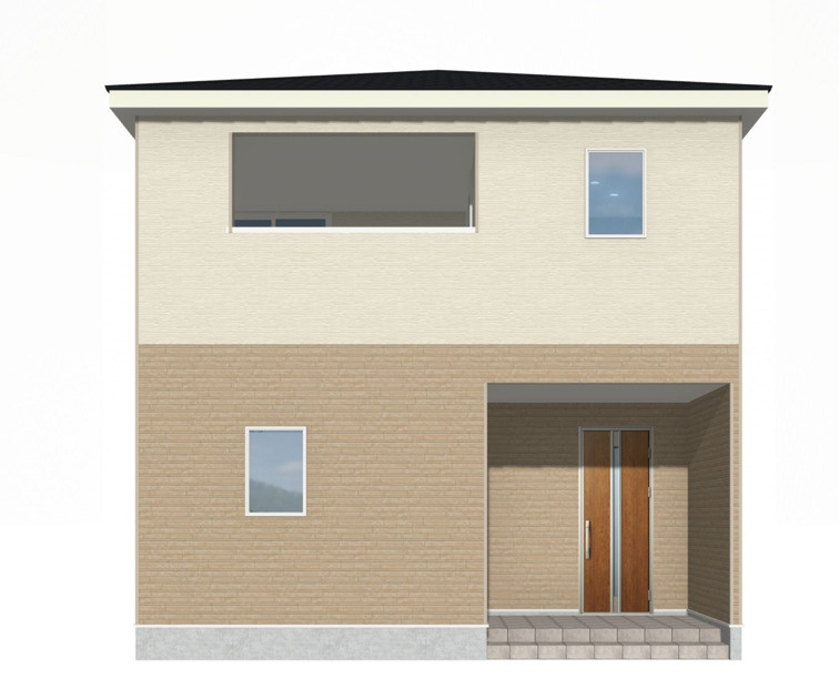 上里町勅使河原第17（全7棟)6号棟の外観パース|外観パースです