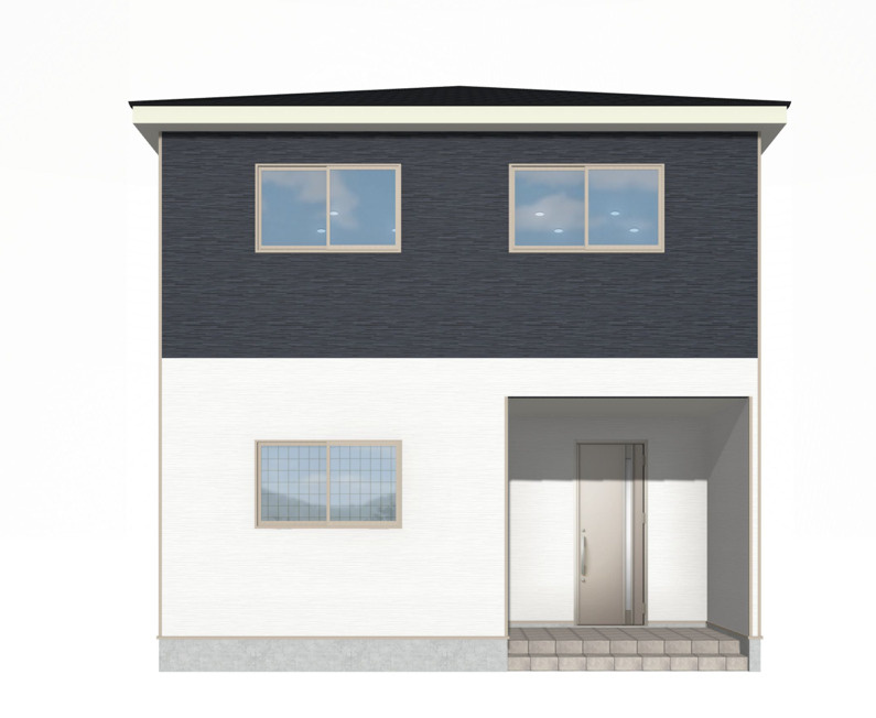 上里町勅使河原第17（全7棟)7号棟の外観パース|外観パースです