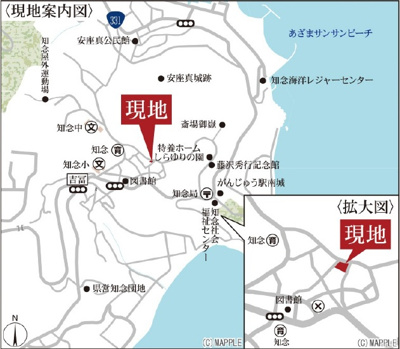 【地図】 | 南城市知念久手堅（全5棟）4号棟 | 地図♪