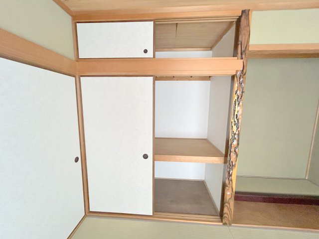 北信貴ケ丘2丁目貸家の収納