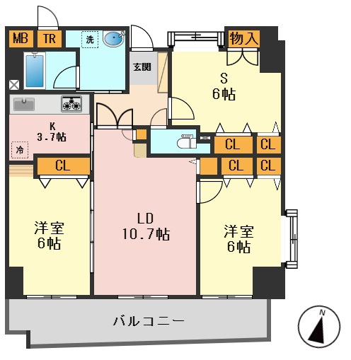 ドミール・コンフォールの間取り