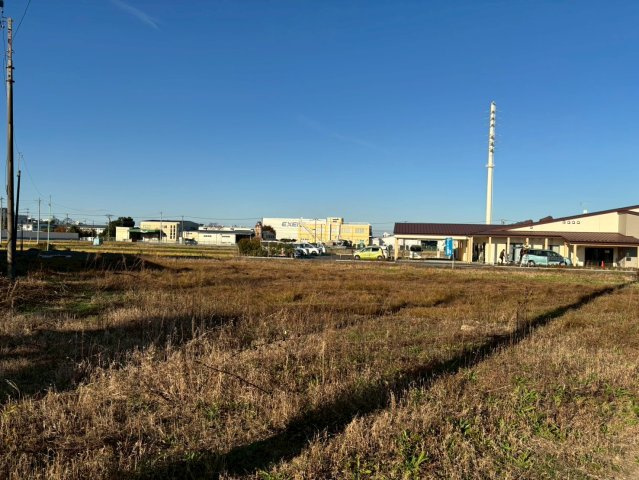土地　川越市鹿飼 の前面道路含む現地写真|陽当り良好！2025.11.15撮影