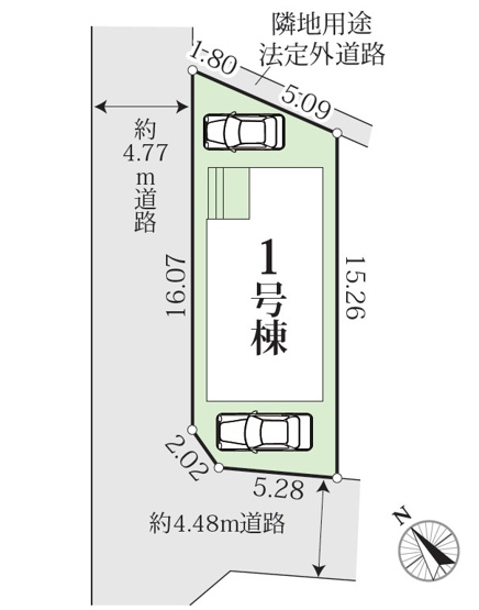 【区画図】 | 秦野市曽屋　限定１棟　新築住宅