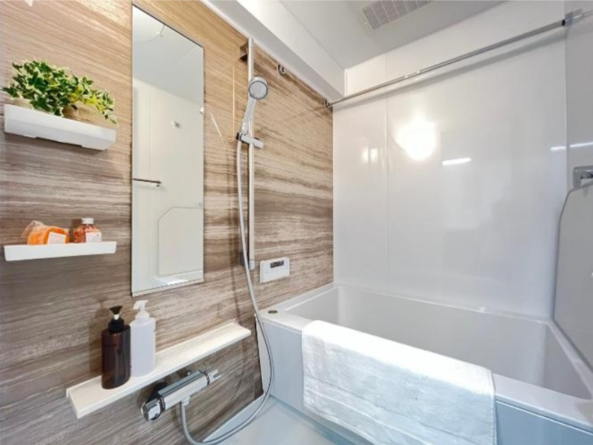 朝日パリオ津田沼の浴室|コンパクトで使いやすいお風呂です