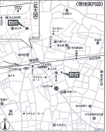 売地　保谷 A区画の地図