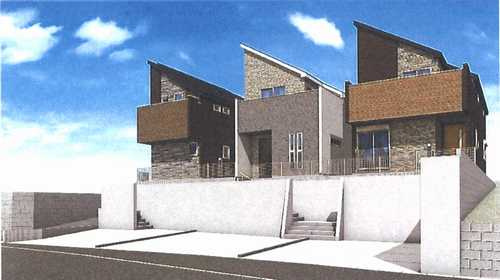 横浜市泉区岡津町2期　新築戸建全3棟　2号棟の外観