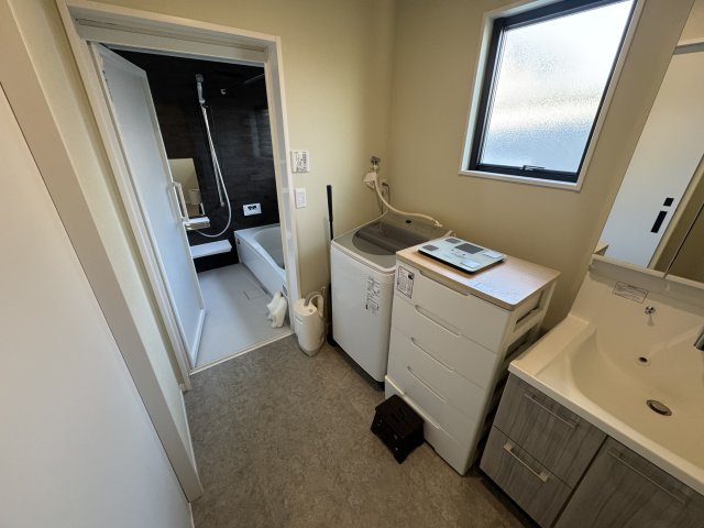 三橋町起田オール電化中古平屋戸建の脱衣所