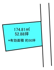 江口町　売土地の土地図