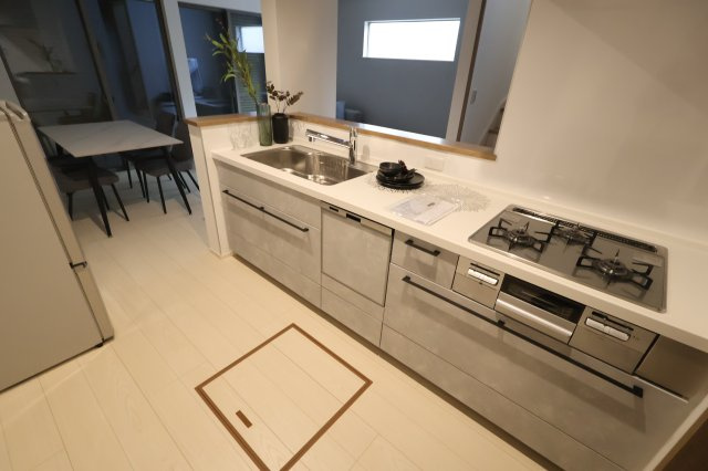 【キッチン】 | 《仲介手数料無料》南区大字大谷口869(33期A号棟)新築一戸建て | 撮影日 2025年10月23日 15:00 晴れ