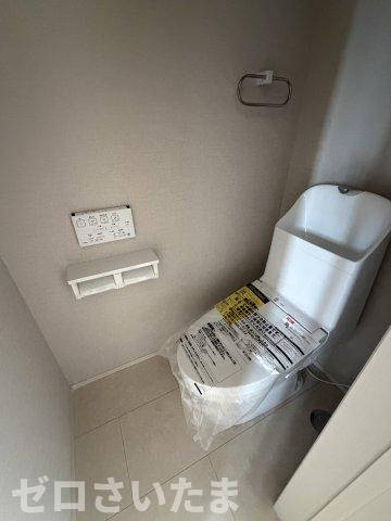 《仲介手数料無料》南区大字大谷口869新築一戸建てのトイレ|撮影日 2025年10月23日 15:15 晴れ