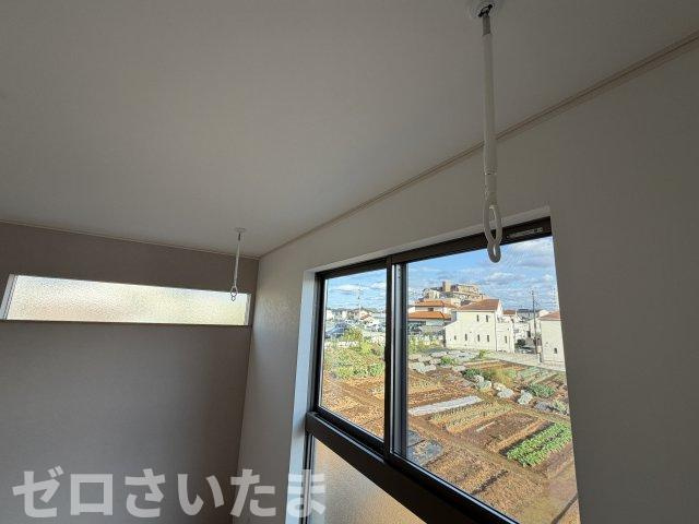 《仲介手数料無料》南区大字大谷口869新築一戸建てのランドリースペース|撮影日 2025年10月23日 15:15 晴れ