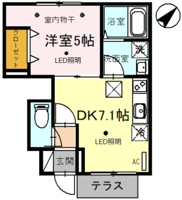 ブルーデイジーの間取り