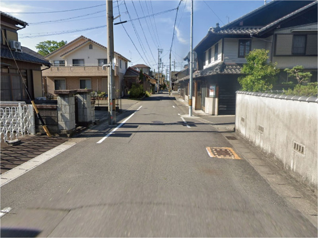 【前面道路含む現地写真】 | 羽島市竹鼻町字上城町