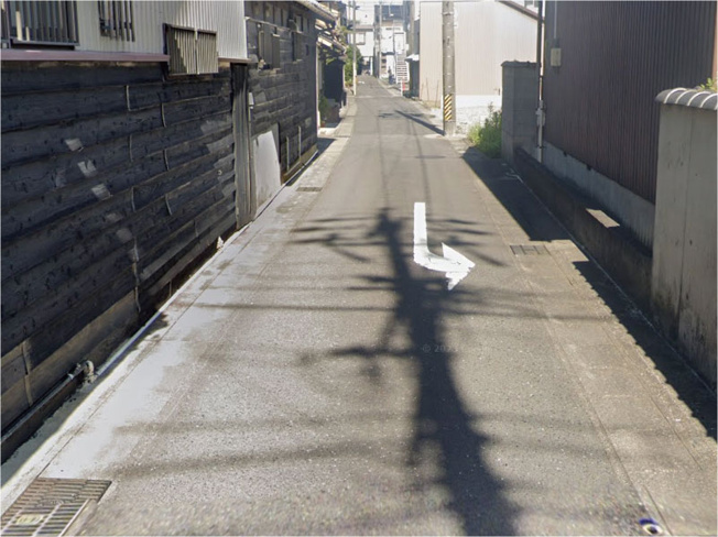 【前面道路含む現地写真】 | 羽島市竹鼻町字上城町