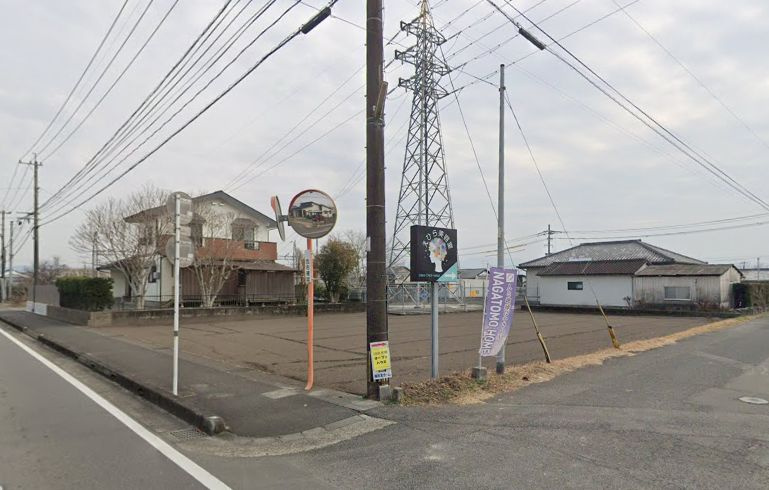 都城市上水流町の売地の外観