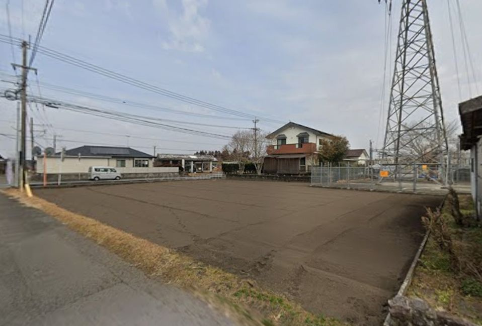 都城市上水流町の売地の外観