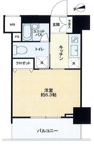 ステージファースト西早稲田の間取り