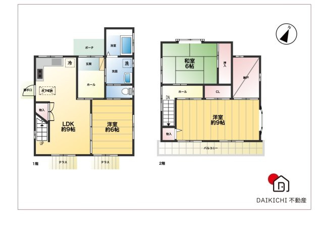 【間取り】 | 鴻巣市小松4丁目　中古戸建