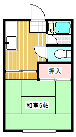 コーポはまなすの間取り