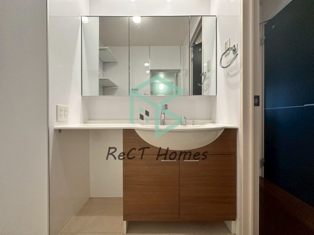 クラージュKSの洗面所