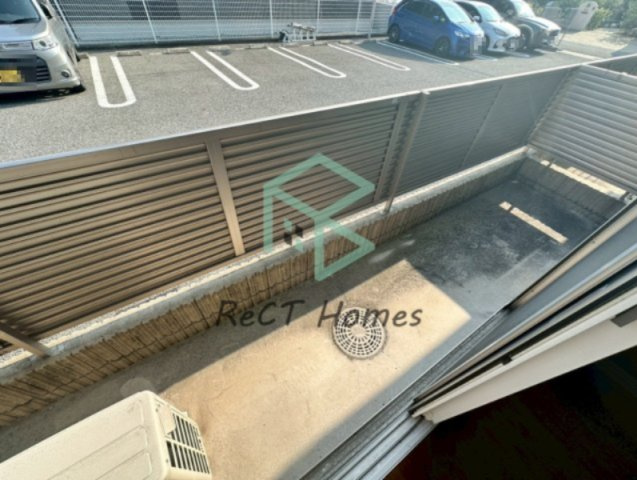 クラージュKSのバルコニー