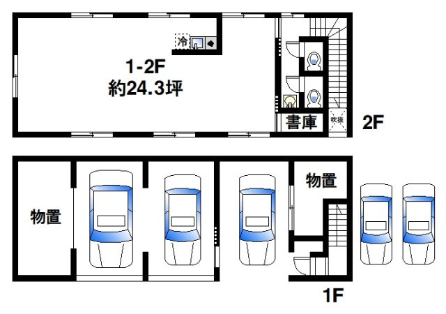 千代貸店舗・事務所の間取り