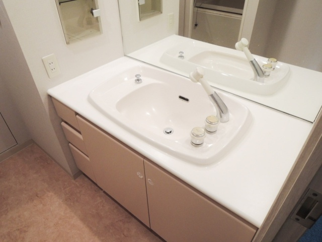 川口中青木パークホームズの独立洗面台|別号室の参考写真です。