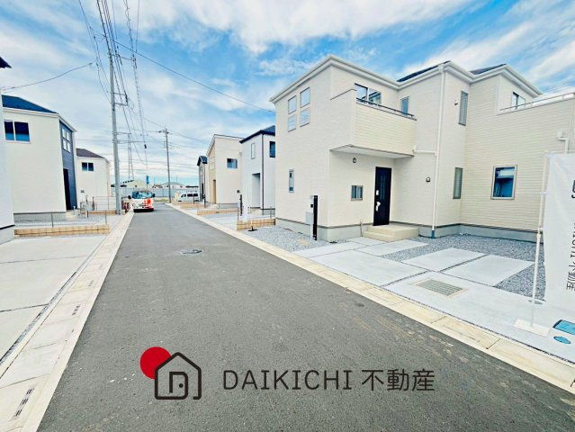 【前面道路含む現地写真】 | 桶川市加納6期　GRAFARE　新築戸建　全32区画　24号棟