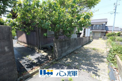 【前面道路含む現地写真】 | 東岐波西中原（平屋） | 前面道路、狭いです。