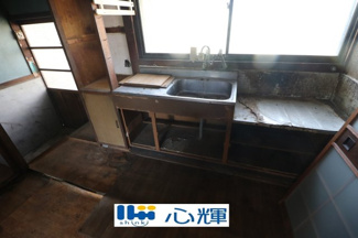 【キッチン】 | 東岐波西中原（平屋） | 床、劣化有り