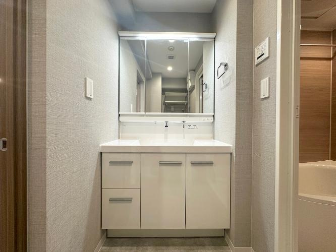 鶴ヶ島駅通りダイカンプラザの独立洗面台