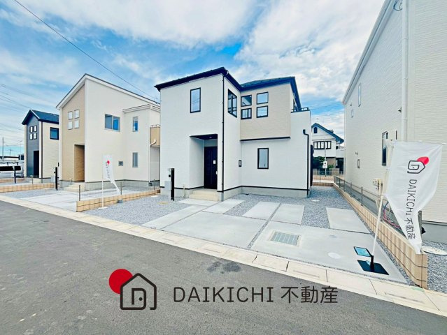 【前面道路含む現地写真】 | 桶川市加納6期　GRAFARE　新築戸建　全32区画　25号棟