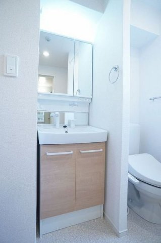 エムズレジデンスの洗面所