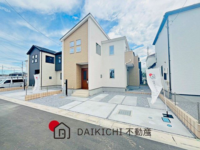 【前面道路含む現地写真】 | 桶川市加納6期　GRAFARE　新築戸建　全32区画　26号棟