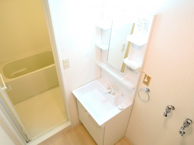 ウエストハイツP1の洗面所