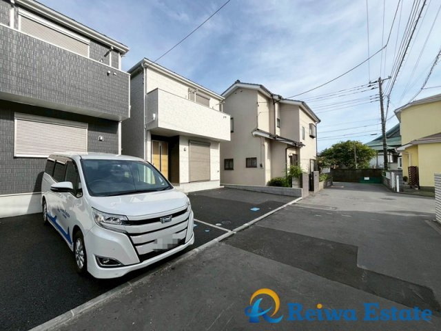 新築戸建　茅ヶ崎市萩園第　全2棟の前面道路含む現地写真