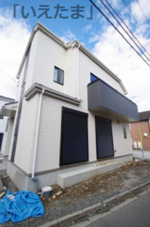 【外観】 | 【仲介手数料無料！！】日野市平山５丁目　新築戸建て（全3棟）3号棟　4490万円 | 外構はこれから施工されます。