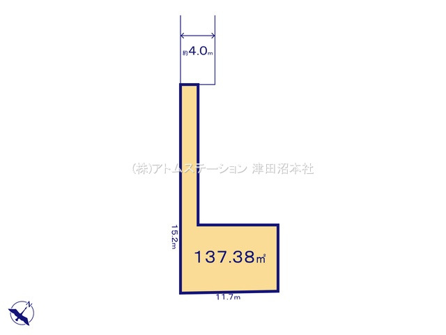 【土地図】 | アトムセレクト東船橋1丁目 №1