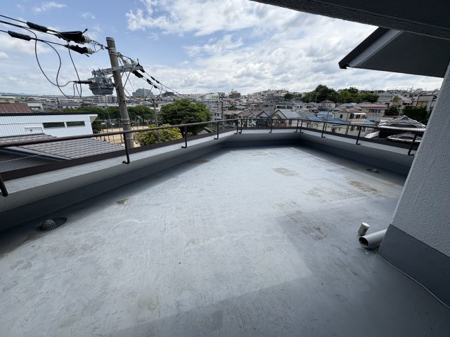 クレドール垂水Ⅱのバルコニー