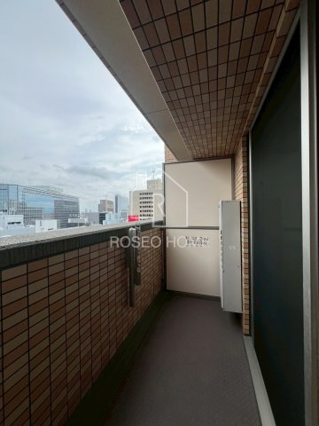 グランシス天満橋のバルコニー