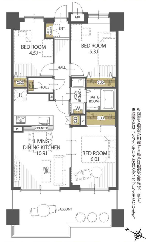 ライオンズガーデン青葉台南【仲介手数料無料】の間取り