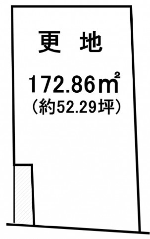 草津市北山田町　建築条件無し売土地