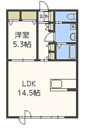札幌市東区北三十四条東８丁目の一棟マンションの間取り